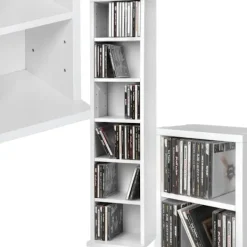 tectake Hyllor>CD-hylla Juliane för 102 CD-skivor