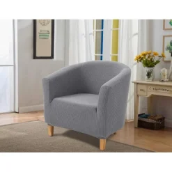 Fåtöljer>Chesterfield fåtöljöverdrag, Jacquard stretch stretch badkar