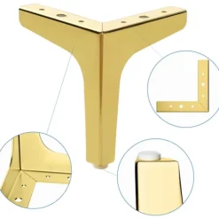 Tv-Bänkar>(15cm) Soffa möbelskåp metallben TV-skåp soffbord f