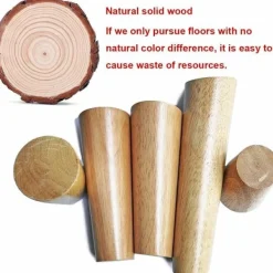 Soffbord>15CM Trä Färg Snedställd Konisk Pålitlig Trä Möbler Skåp Ben Soffa Fötter med Skruvar och Filtkudde