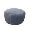 Northix Sittpuffar>Corduroy Puff – Rund Golvkudde, Mjuk & Mångsidig