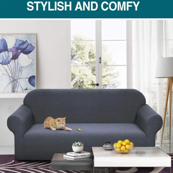 Soffor>Corn Grain Wrap Soffa Överdrag Husdjursskydd Fläckbeständig S