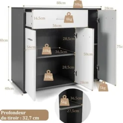 COSTWAY Sideboards><noscript><img width=