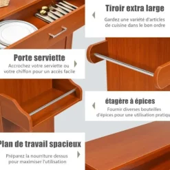 COSTWAY Köksö><noscript><img width=