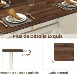 COSTWAY Matbord><noscript><img width=