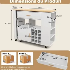 COSTWAY Köksö><noscript><img width=