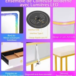 COSTWAY Sminkbord><noscript><img width=