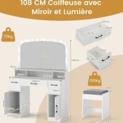 COSTWAY Sminkbord><noscript><img width=