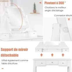 COSTWAY Sminkbord><noscript><img width=