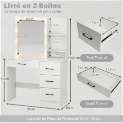 COSTWAY Sminkbord><noscript><img width=