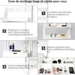 COSTWAY Sminkbord><noscript><img width=