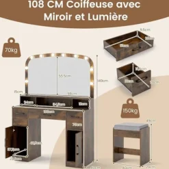 COSTWAY Sminkbord><noscript><img width=