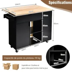 COSTWAY Köksö><noscript><img width=