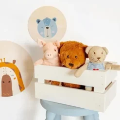 CREATIVE DECO Kistor & Koffertar>Trälåda - 30 x 20 x 15 cm - Träförvaringslåda - Vintage Trälåda - Trälåda - Låda