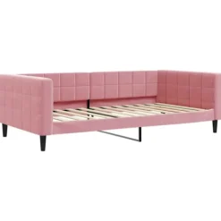 vidaXL Soffor>Dagbädd rosa 100x200 cm sammet
