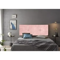 ECCOX Sängar>Dalia sänggavel i Salmon Nid tyg 220