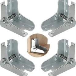 Balkongmöbler>4-delad hopfällbar ram och självlåsande gångjärnsset - Fällbara bordsben