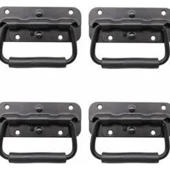 Kistor & Koffertar>4-delat case handtag, verktygslåda fjäderhandtag, dragfjäder fällbart handtag, hopfällbart handtag, fjäderlåda handtag, handtag