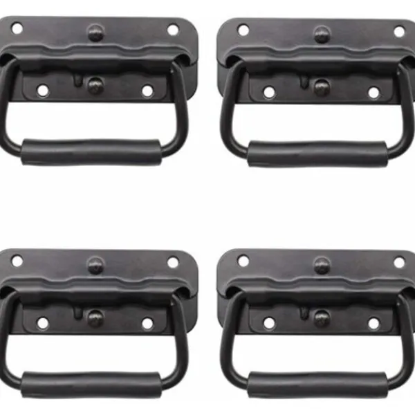 Kistor & Koffertar>4-delat case handtag, verktygslåda fjäderhandtag, dragfjäder fällbart handtag, hopfällbart handtag, fjäderlåda handtag, handtag