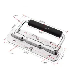 Kistor & Koffertar>2-delat Fällbart Fjäderhandtag, 120mm Ersättningshandtag för Verktygslådor och Förvaringslådor