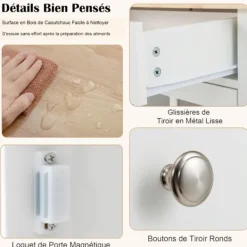 COSTWAY Köksö><noscript><img width=