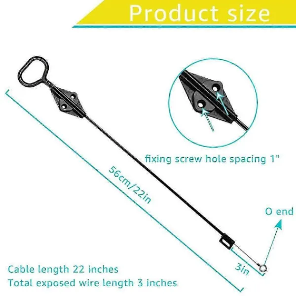 Fåtöljer>D-ring Ersättningshandtag för Fåtölj, för Lazyboy Handtagskabel, Utlösningskabel Soffa Fåtölj Ersättningsdelar, 2-pack