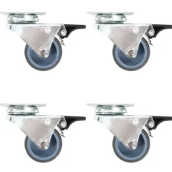 vidaXL Balkongmöbler>Dubbla länkhjul 8 st 50 mm