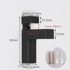 Hyllor>/EA/##/2 st Glashyllfästen Justerbara och Anpassningsbara Tjocklekshyllor##/