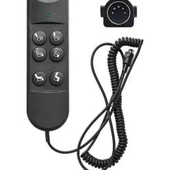 Fåtöljer>/EA/Handkontroll med 6 knappar för elektriska vilstolar och 5-stiftslyftstolar