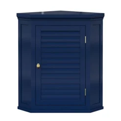 TEAMSON HOME Skåp>Elegant Home Fashions Vinklad Vägggarderob i Marin Lameller