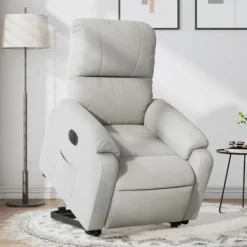 vidaXL Fåtöljer>Elektrisk reclinerfåtölj med uppresningshjälp mikrofibertyg