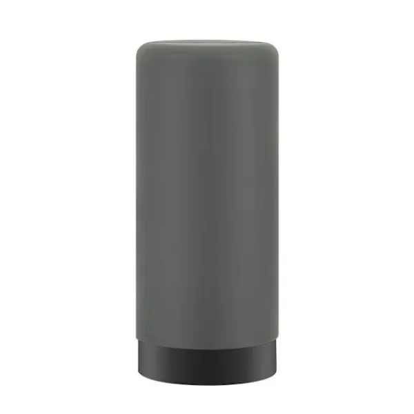 9484896354514 Sminkbord>Enkel diskmedelsdispenser för köket, exklusiv, enkel dosering, läckagesäker silikontvåldispenser, 250 ml kapacitet, 6 x 14 cm, grå