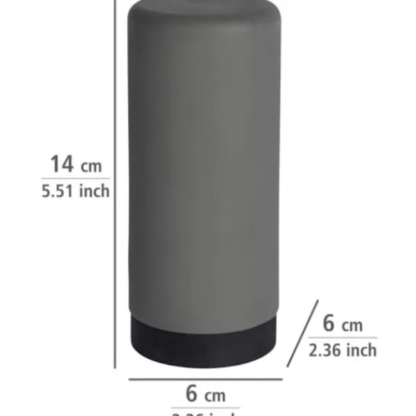9484896354514 Sminkbord>Enkel diskmedelsdispenser för köket, exklusiv, enkel dosering, läckagesäker silikontvåldispenser, 250 ml kapacitet, 6 x 14 cm, grå