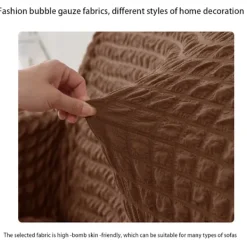 Soffor>Enkel Passande Soffaöverdrag Universell Hög Stretch Hållbar Möbelskydd med Kjol (Blågrön), 2-4 Sitsar 140-185cm