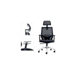 URBAN FACTORY Kontorsmöbler>Ergonomisk arbetsstol - - - Höjdjusterbar - Med hjul - 1 plats