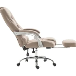BellaFurn Kontorsmöbler>Ergonomisk kontorsstol - Kontorsordförande - Stepleless justerbar sitthöjd Färg: Taupe