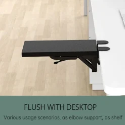 Kontorsmöbler>Ergonomisk Skrivbordsförlängre, 30x15 cm, Stnsfri (Vit)[mo]