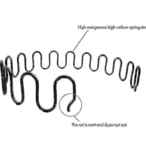 EURL Soffor>Ersättningsfjädrar för soffa och stol med clips, 45cm 50cm 55cm 60cm