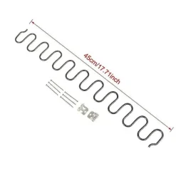 Soffor>Ersättningsfjädrar för soffa, fjäder med klämmor, 45/50/60/65/70 cm långa 45cm