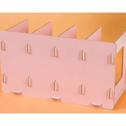 unbranded Kontorsmöbler>Fashion Enkel Förvaringsställ Fyra Lager Diy Trä Cd-Ställ Dvd-Ställ Bokställ