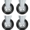 vidaXL Balkongmöbler>Fasta hjul 4 st 200 mm