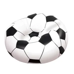 BESTWAY Sittsäckar>Fauteuil gonflable Beanles fotbollsstol - Svartvitt
