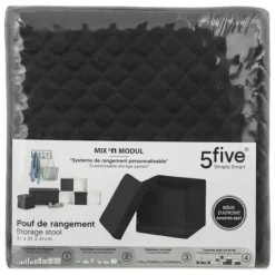 5 FIVE SIMPLY SMART Sittpuffar>5five - hopfällbar pouf 31x31cm "mix n' modul"