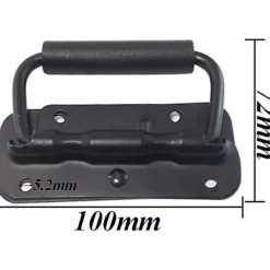 Kistor & Koffertar>Fjäderhandtag för låda 2 höga fällbara lådhandtag 100 mm fällbara