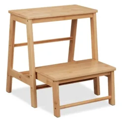 B2X Pallar>Fällbar trapppall av bambu