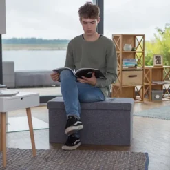 Northix Kistor & Koffertar>Fällbänk Linne