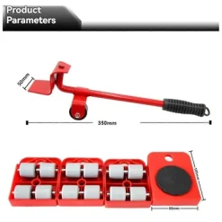 Balkongmöbler>Flyttport Set Hjulstång Flyttlyftare Möbel Flyttare Kraftig Flyttare Tung Flyttare Portabel