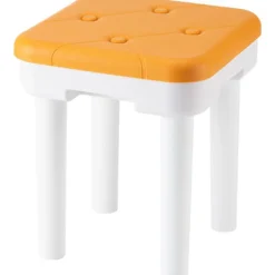 Superp Pallar>Fotsteg pall Robust liten mjölkpall, skobyte pall Stol Förvaring fotpall Robust sittpall med monterade ben