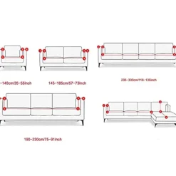 Soffor>Färgglad mönstrad sofföverdrag superstarkt elastiskt dammskydd sofföverdrag 2-sits
