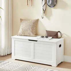 Vasagle Kistor & Koffertar>Förvaringsbänk / kista 100x40x46cm – Vit